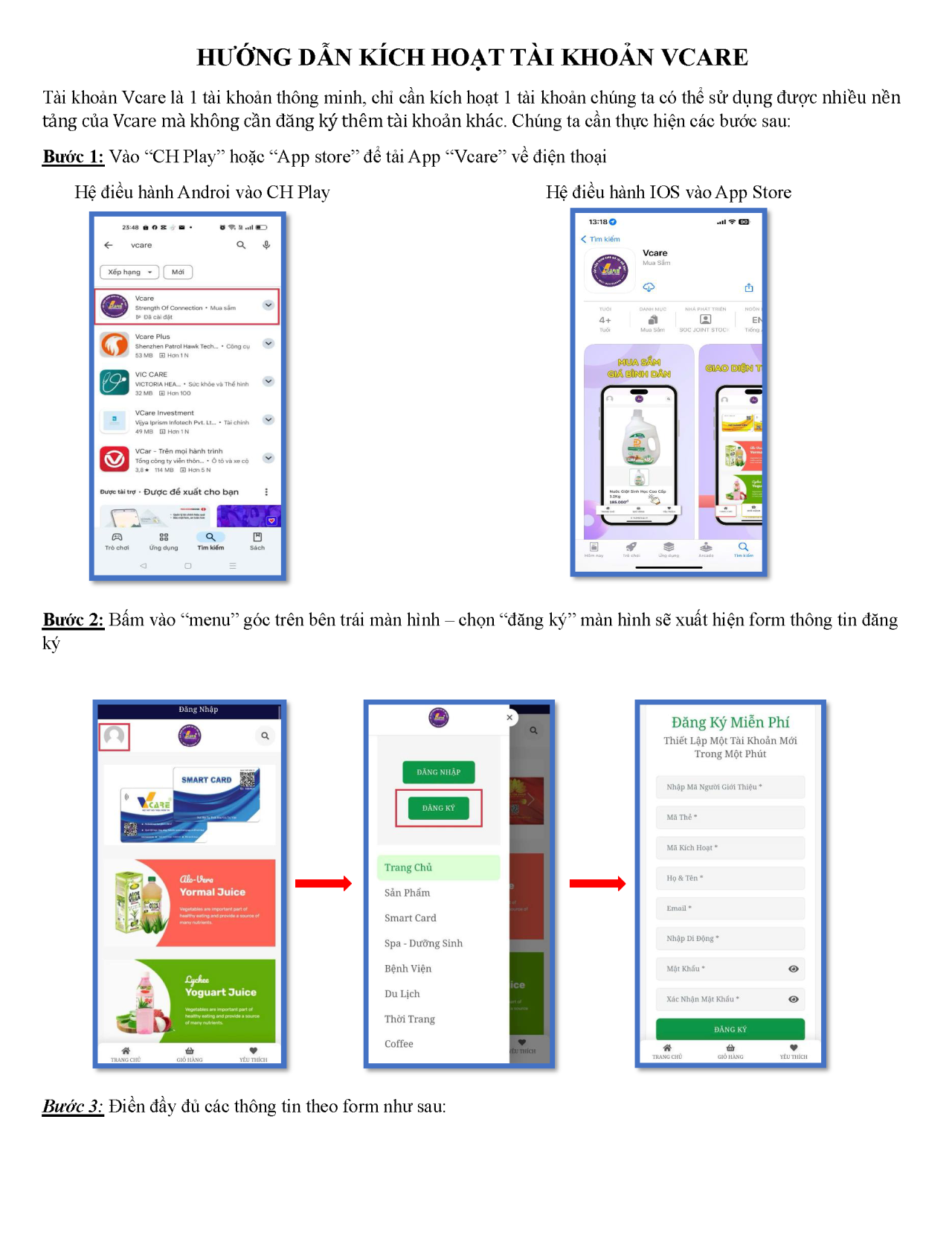 Hướng Dẫn Kích Hoạt Thẻ
