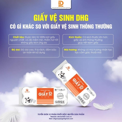 GIẤY VỆ SINH DHG