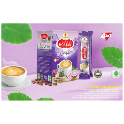 Cafe Hoà tan vị Khoai môn