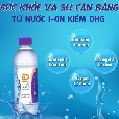 Nước i-on Kiềm DHG