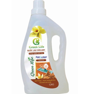 Nước lau sàn sinh học Greenlife hương quế 1,2l