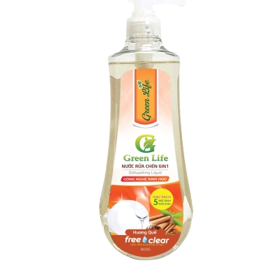 Nước rửa chén Hữu cơ hương quế chai 800ml