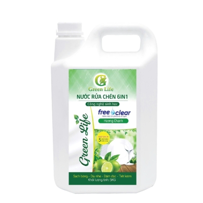 Rửa chén hương chanh can 5Kg